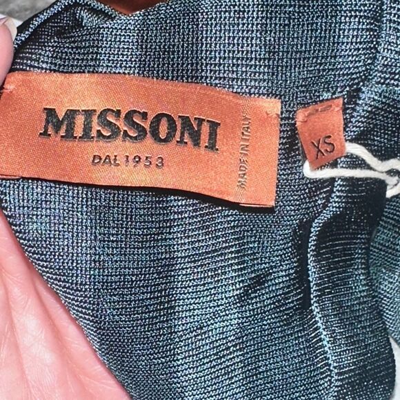 Missoni Viscose Zip Strapless Tube Top Size XS - Picture 7 of 9